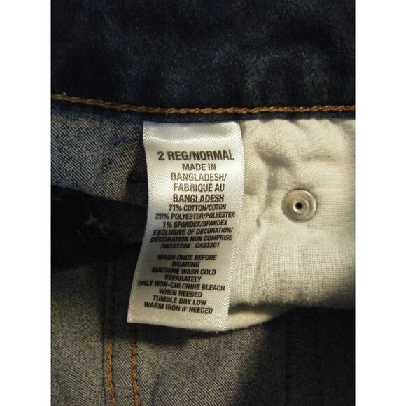 Aeropostale Hight Waisted Jeggings Size 2 Regular Dark Wash Women's Jeans - Picture 5 of 7